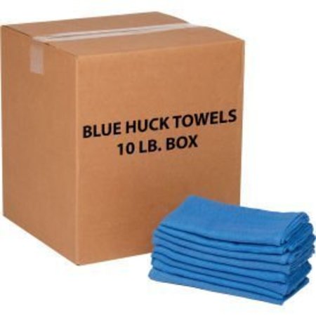 MONARCH BRANDS Global Industrial„¢ 100% Cotton Blue Huck Towels, 10 Lb. Box N010-C67*10